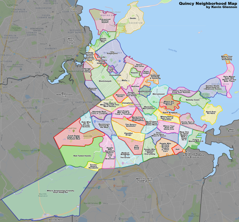 Quincy Neighborhood Map – The Offices of Kevin Glennon